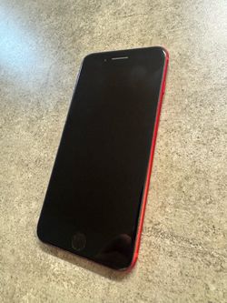 iPhone 8 Plus Red Unlocked – Works Great