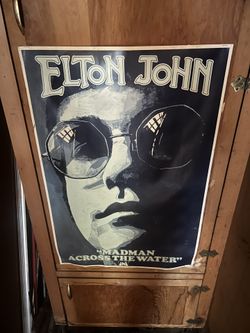 Elton John Poster 20x30”