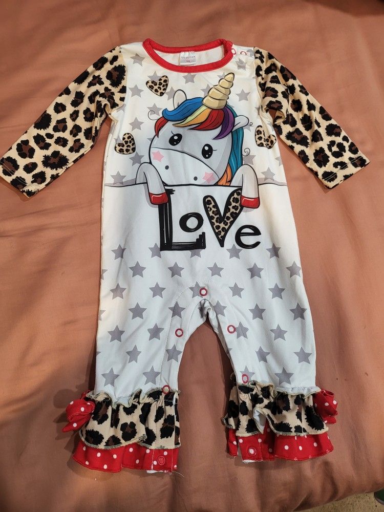 Unicorn Baby Girl Outfit