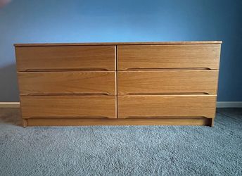MCM teak low dresser