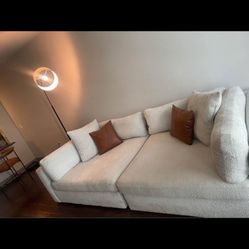 Haven Foam Comfort 2-Piece Media Sofa - Oslo Snow