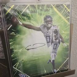 Calvin Ripley AUTO authenticated Photo