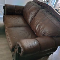 Leather Couch 