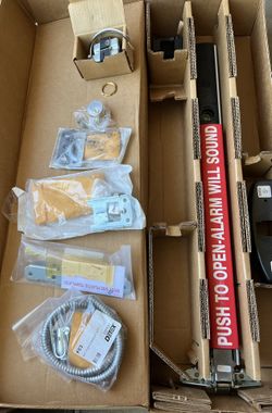 Detex v40 exit dev w/ea-cd 628 36in Open box- never used