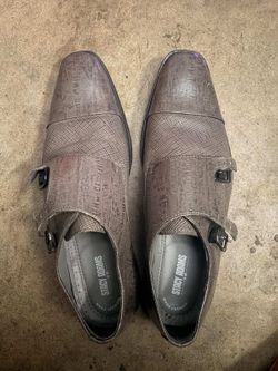 pair of Stacy Adams men's double monk strap shoes