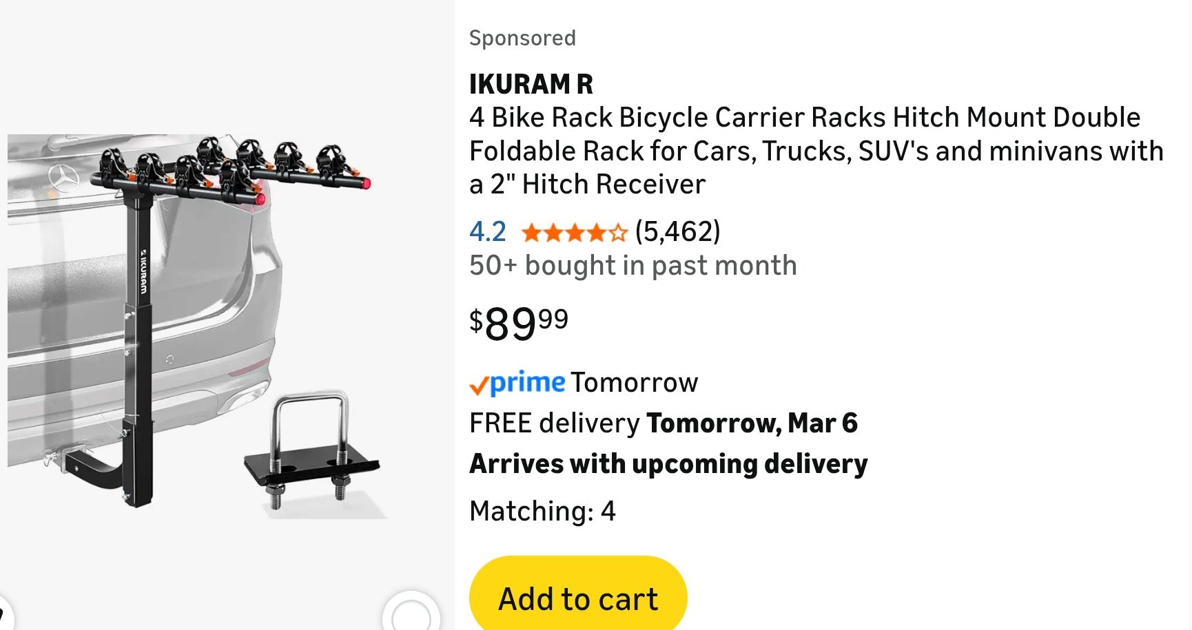 Bike rack