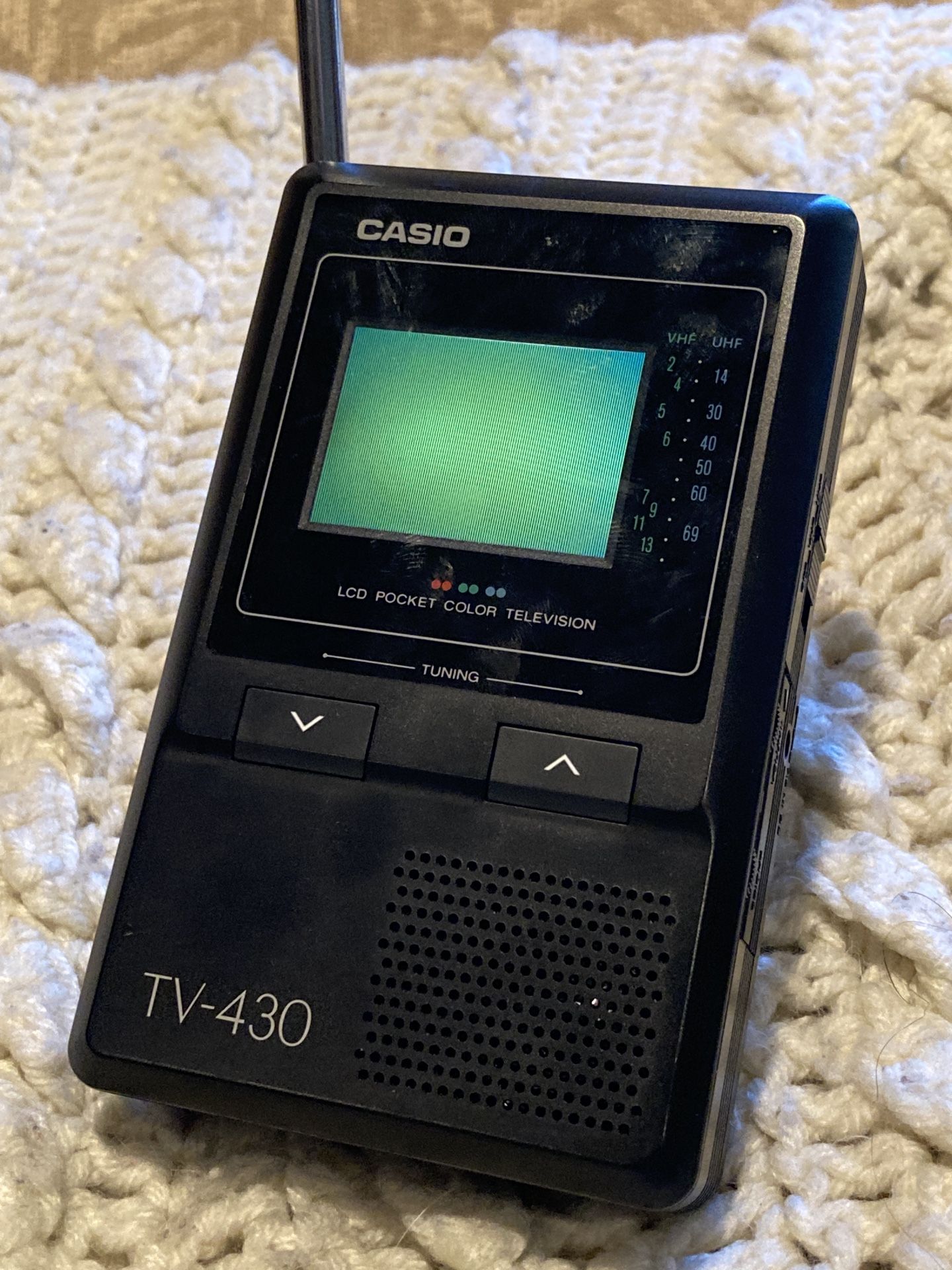 Casio portable tv (analogue not digital)