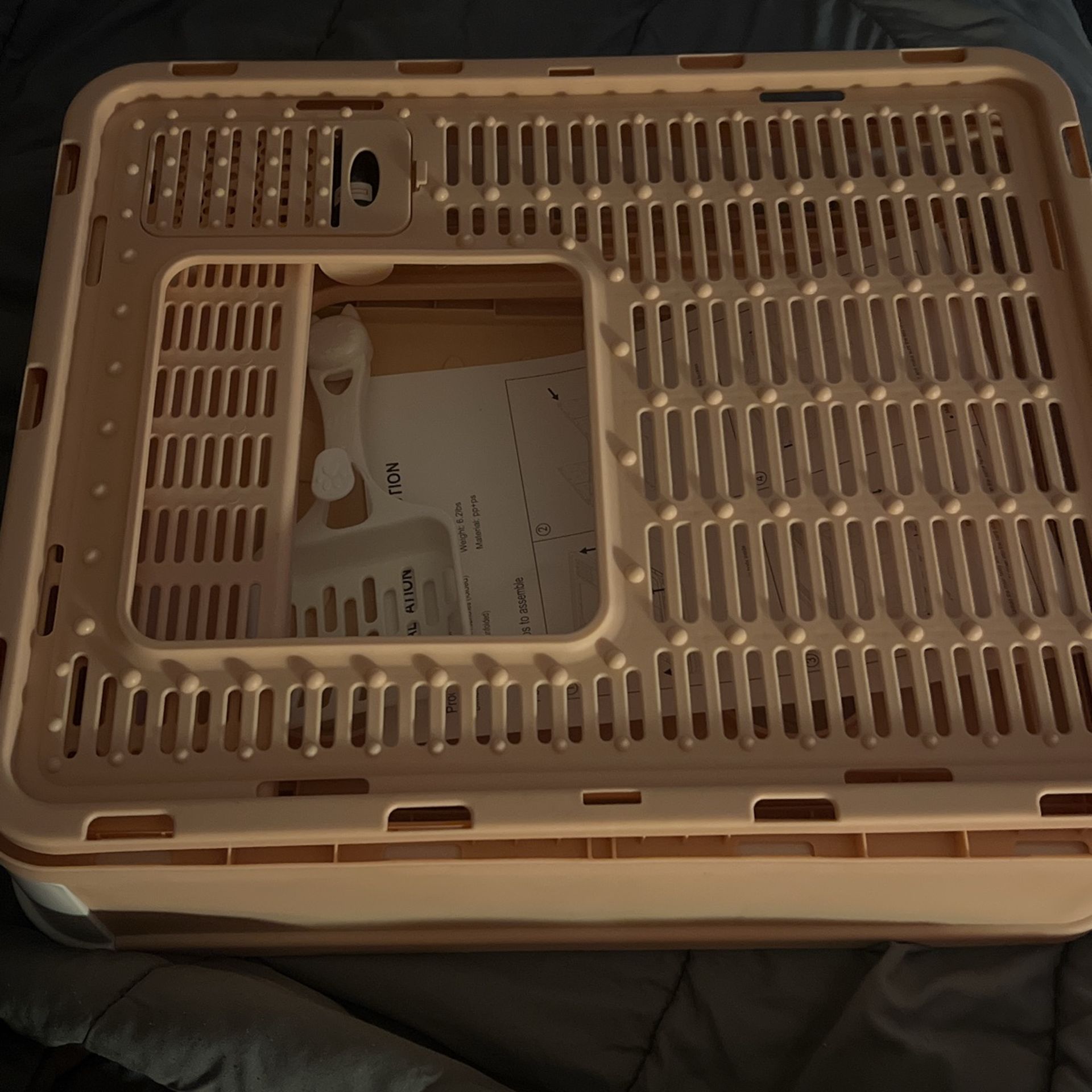 Pink Cat Litter Box