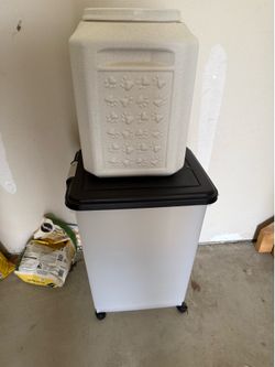 Dog food containers