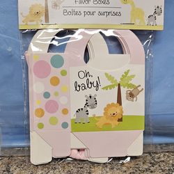 Baby Shower Favor Boxes pink