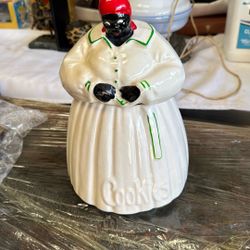 1940s Black American Aunt Jamima Cookie Jar