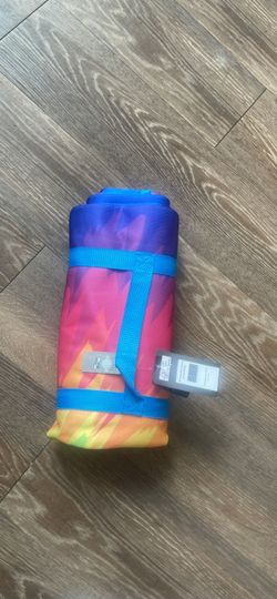 Tie dye beach blanket