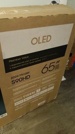 Samsung 65" OLED S90HD 4K Smart TV 2026