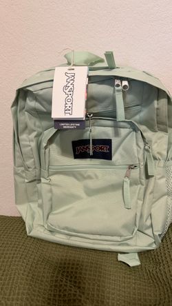 JanSport Backpack – Mint Green, New with Tags