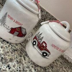 Christmas Canisters 