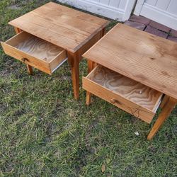 Solid Wood End Tables/Night Stands