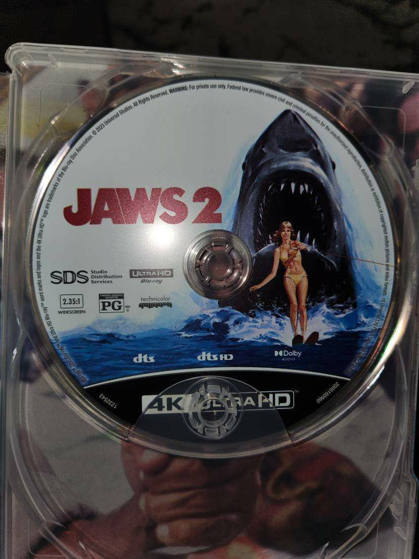 Jaws 2 4k Ultra Hd Disc Only