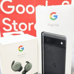 Google Pixel 6a UNLOCKED + Bluetooth Pixel Buds 