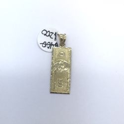 New Gold Money Pendant 