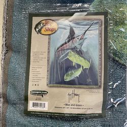 GUY HARVEY BLANKET TAPESTRY BASS PROSHOPS