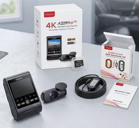 Viofo A229 Pro 4K Dash Cam Bundle with 512GB SD & Hardwire Kit