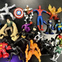 Marvel Avenger Dc Lot of Action Figures Captain America Ironman Batman Spiderman