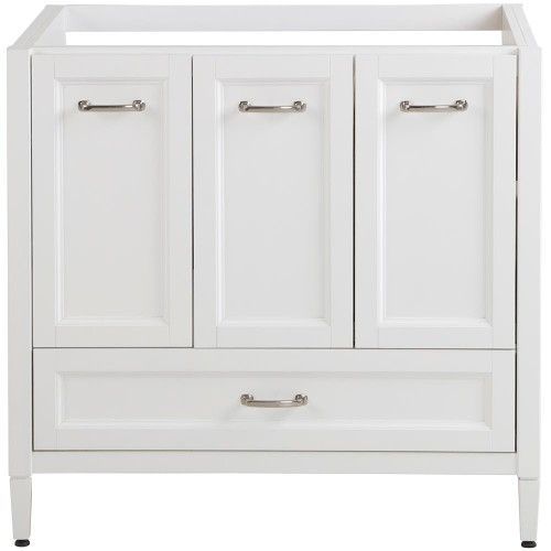 Home Decorators Collection Claxby 36 in. W x 34 in. H x 21 in. D Bath Vanity Cabinet Only in White