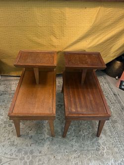 Tables bedside with lamps included 14”x24”