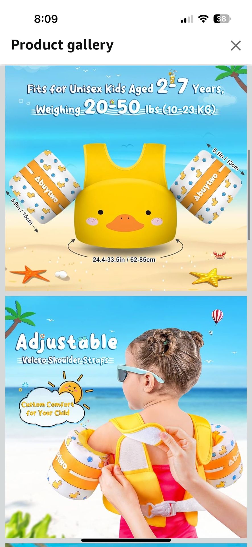Kids swim best with cape