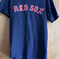 Red Sox T Shirt Back: ORTIZ 34 Size Medium