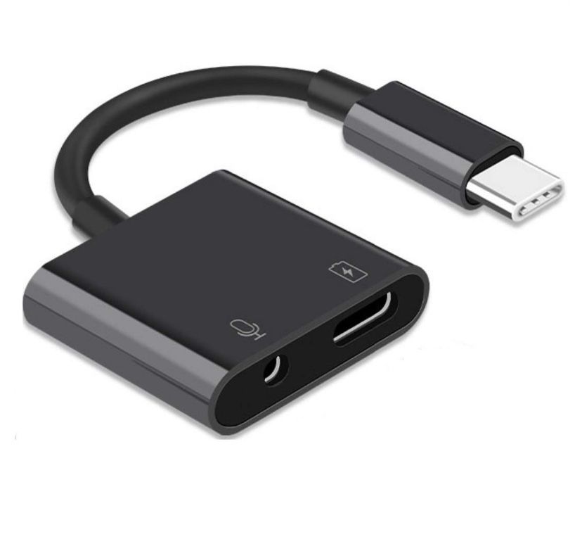 USB C Digital Audio Adapter With Charging