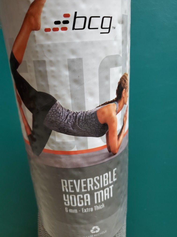 Yoga Mat 6mm Reversable with Microban