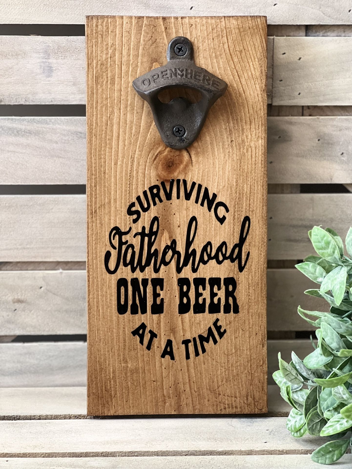 Personalized Wall Mounted Bottle Opener