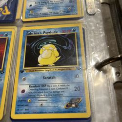 Old Pokemon Cards 1st Editions 