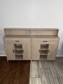 BRAND NEW!! Gray Storage Cabinet/Buffet/Sideboard