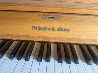 Schafer and sons piano