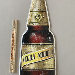 🔥 Modelo Negra Metal Beer Bar Tin Sign 