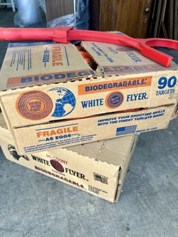 White Flyer Clay Targets - 90 Count