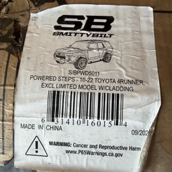 10-22 Toyota 4Runner Electric Steps 