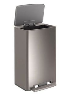 KHOLER Stainless Steel Rectangular Step Trash Can