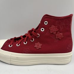 NEW Converse Chuck Taylor Lift 3D Floral High Top Sneakers Women’s Size 8.5 NIB