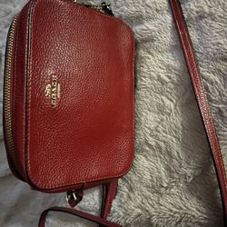 Coach’s Leather Camera Bag