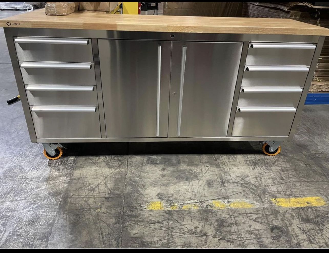 Workbench for Garage- Stainless steel