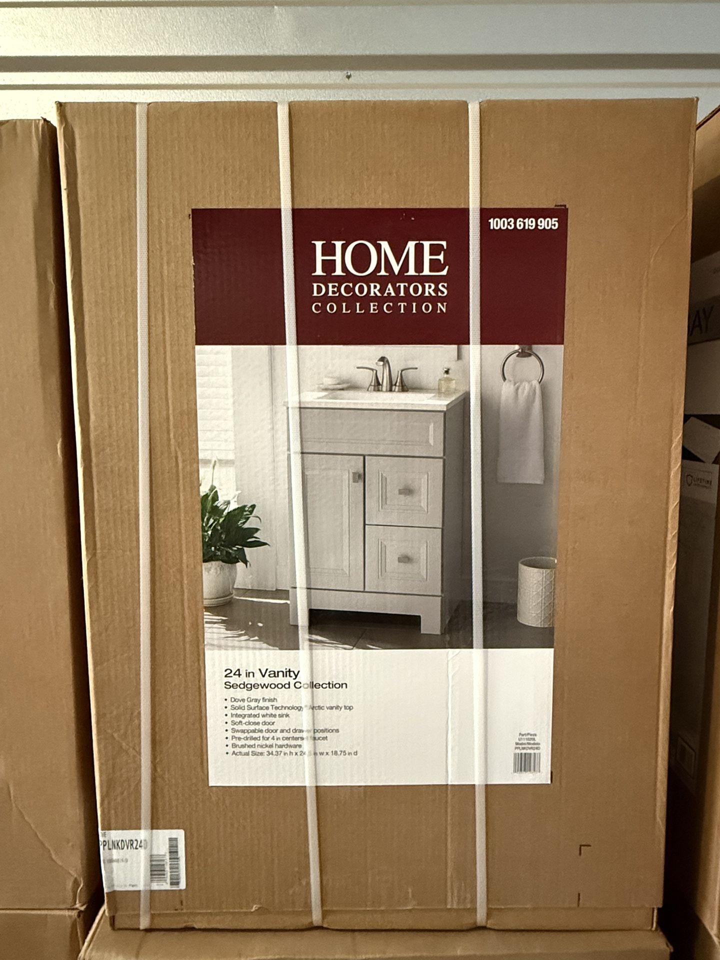 Home Decorators Collection Sedgewood 24.5 in. W Single Sink Bath Vanity