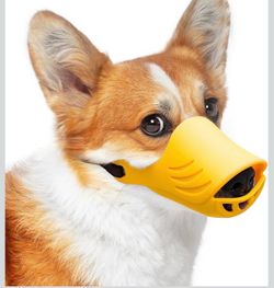 Soft Duck Silicone Dog Muzzle for Medium