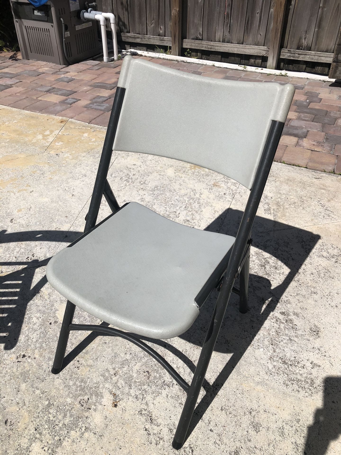 Heavy duty plastic fold out chair for Sale in Hialeah, FL OfferUp