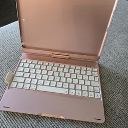 Rose Gold 11" iPad Bluetooth Keyboard