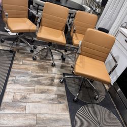 Four Office Chairs 