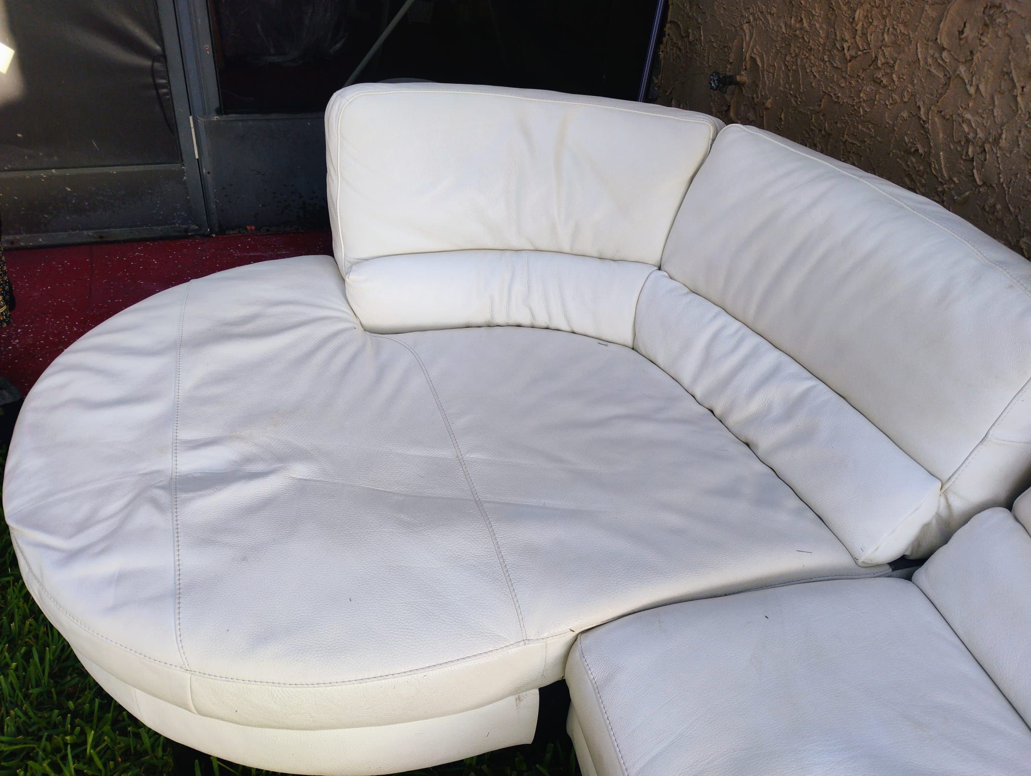 Leather sofa