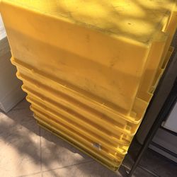 FREE!! Plastic boxes and bathroom cabinet
